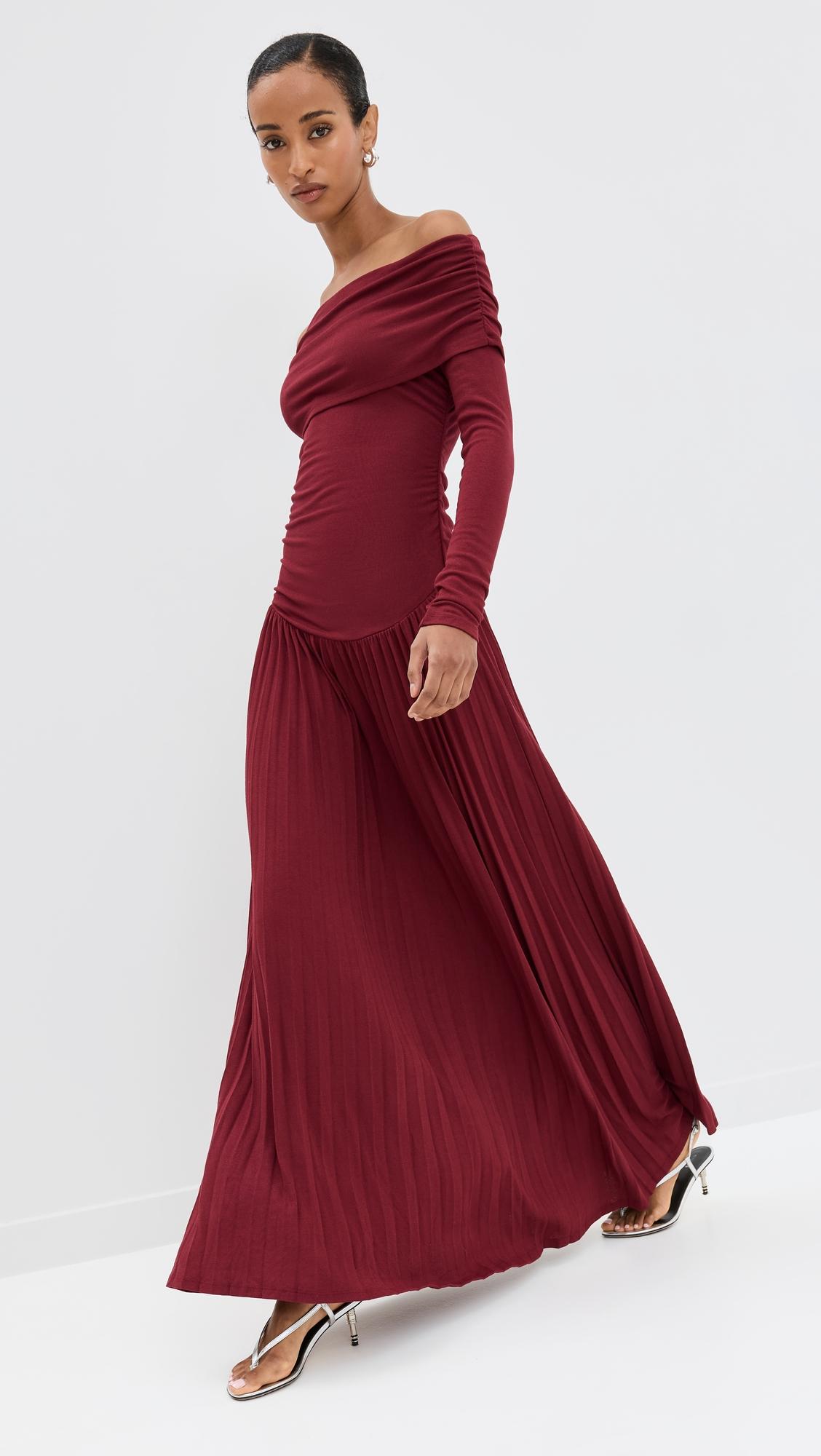 field of dreams long sleeve maxi dress