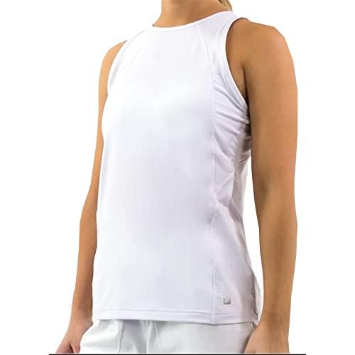 fila essentials full coverage tank white md