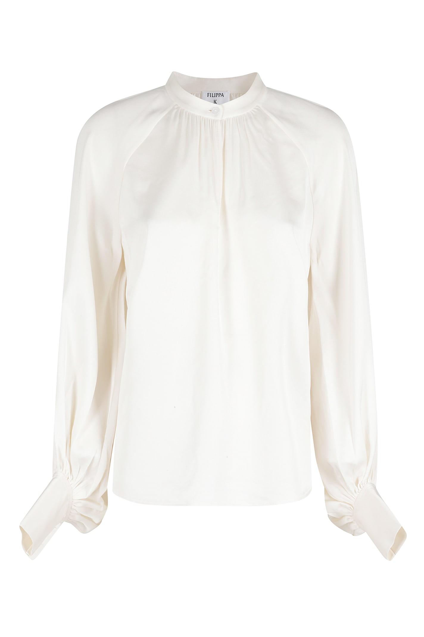 filippa k stand collar blouse