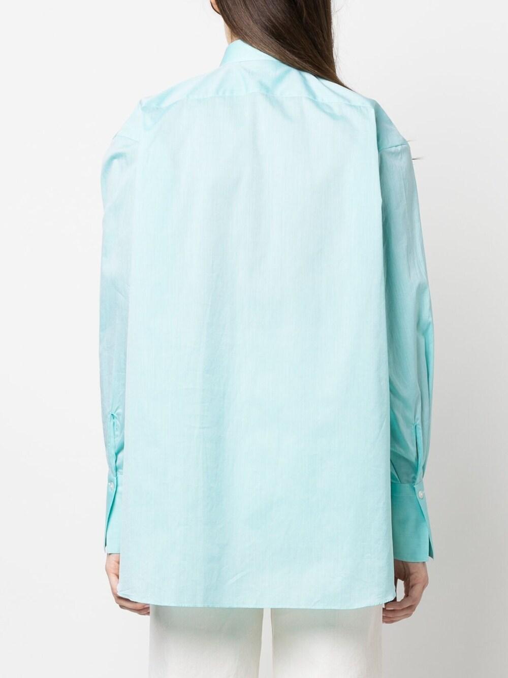 finamore 1925 napoli shirts green linen/flax - women