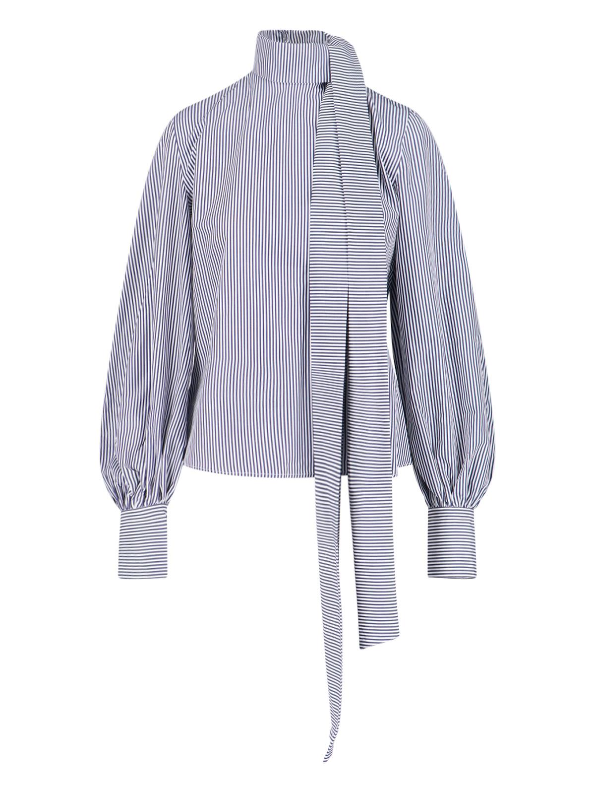 finamore shirts blue cotton - women