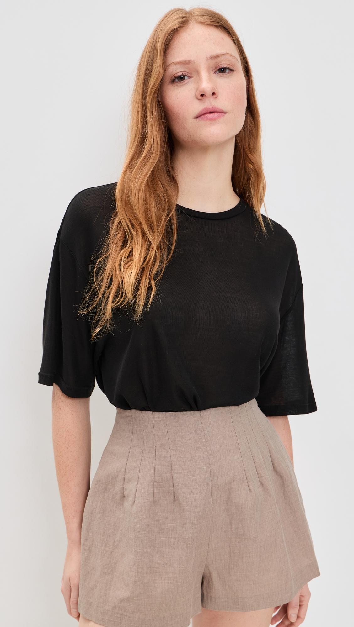 fine jersey relaxed tee