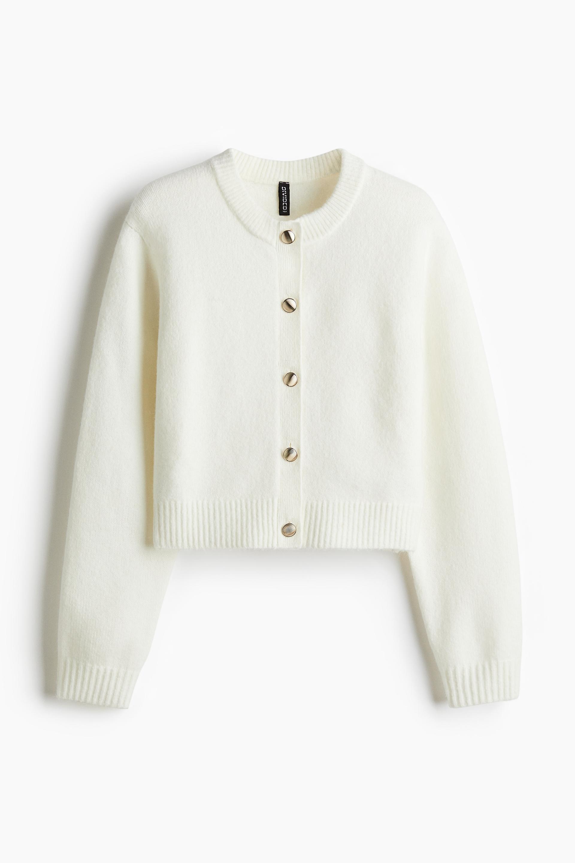 fine-knit cardigan