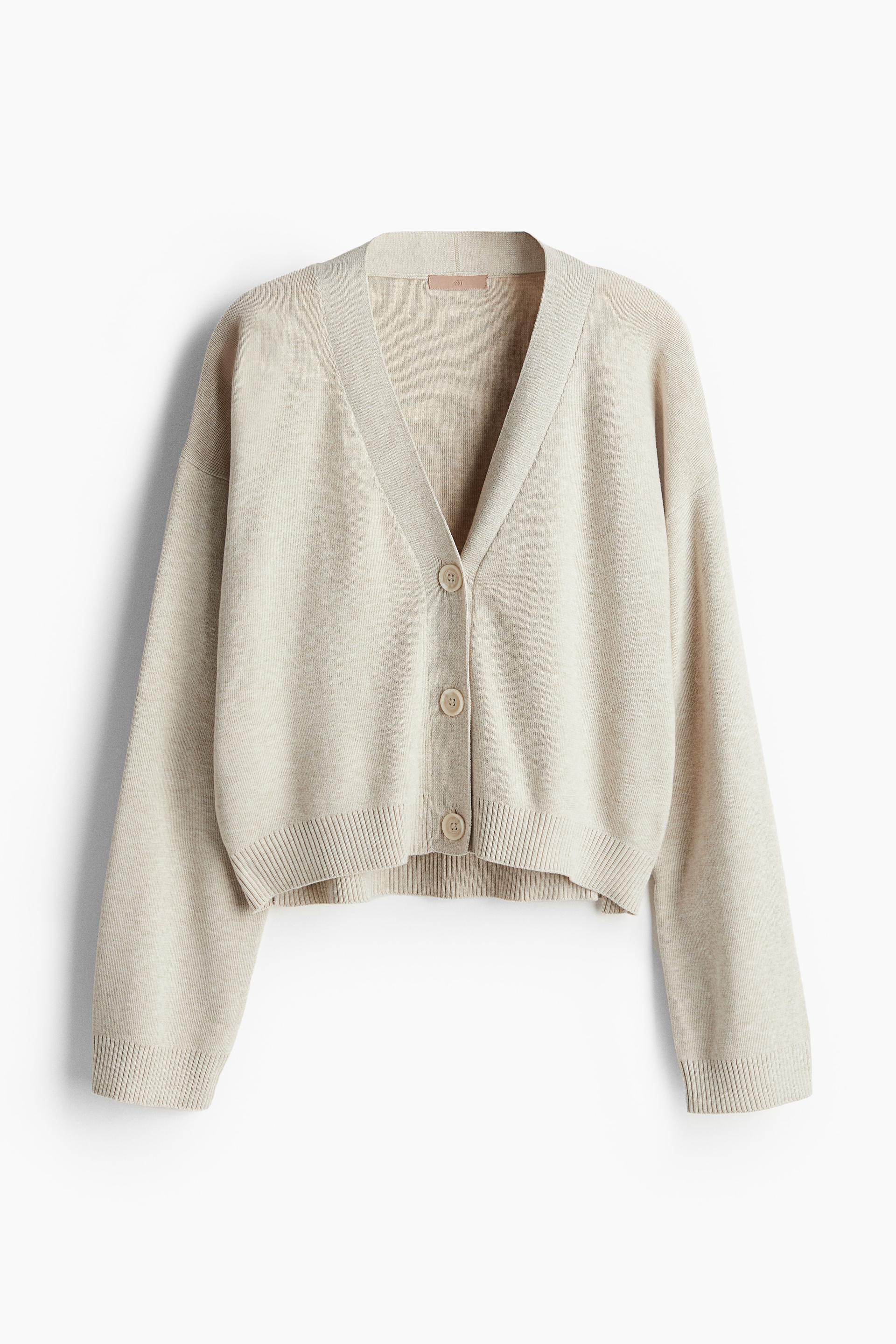 fine-knit cardigan