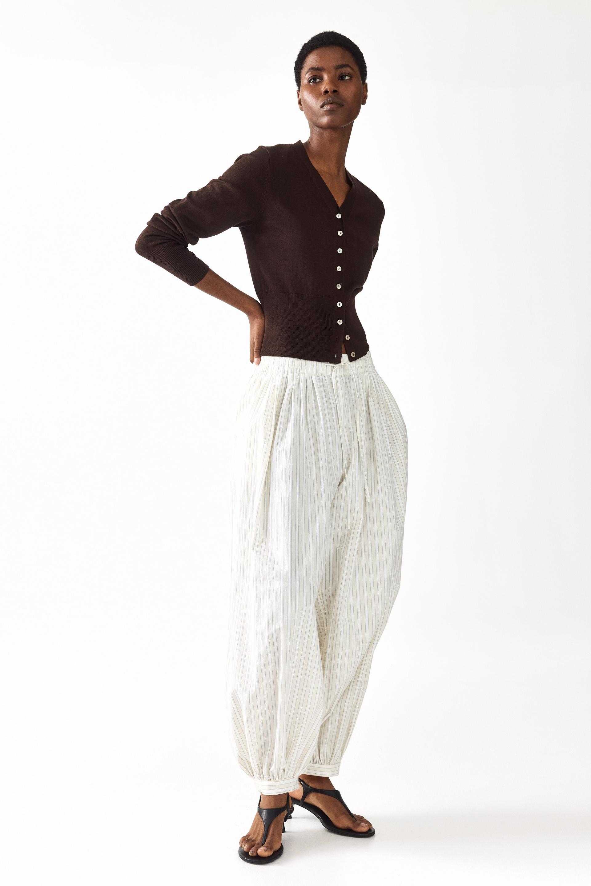 fine-knit cardigan