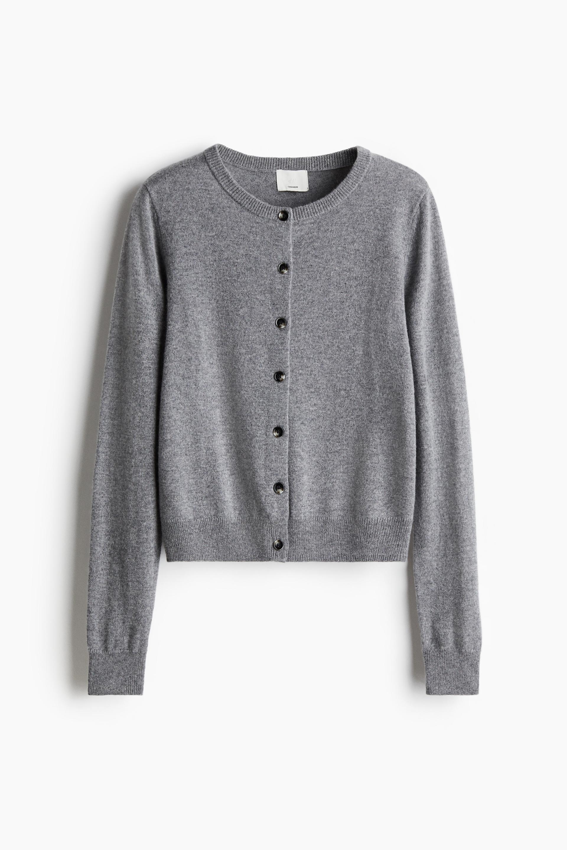 fine-knit cashmere cardigan