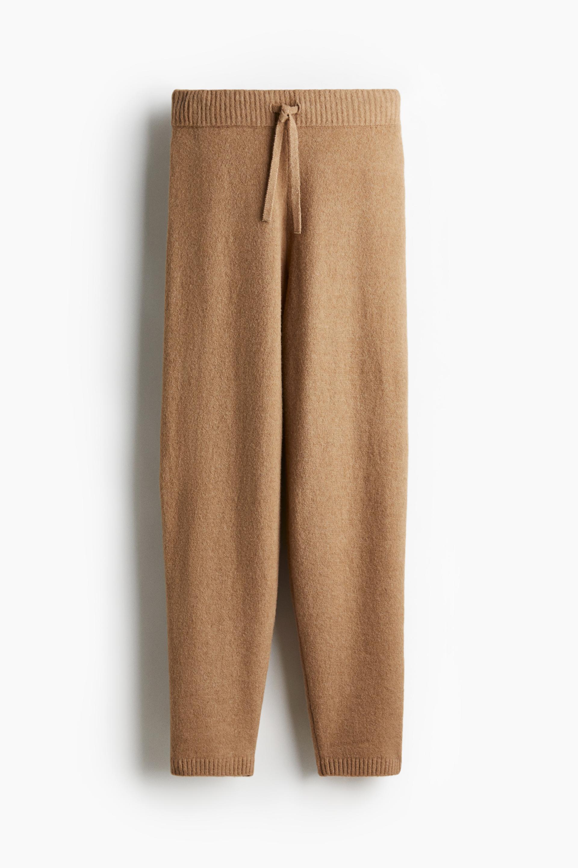 fine-knit joggers