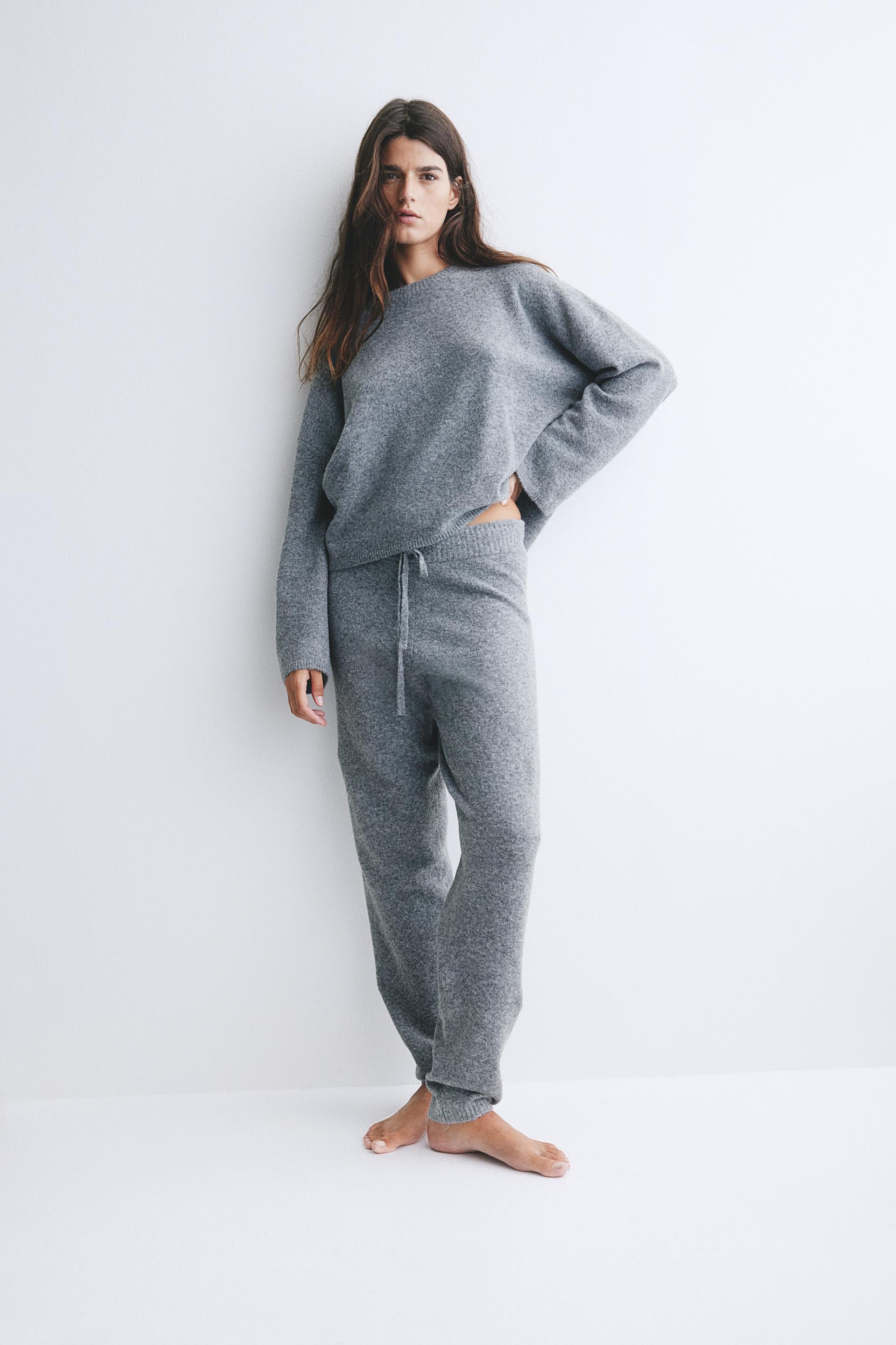 fine-knit joggers