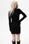 fine-knit polo dress