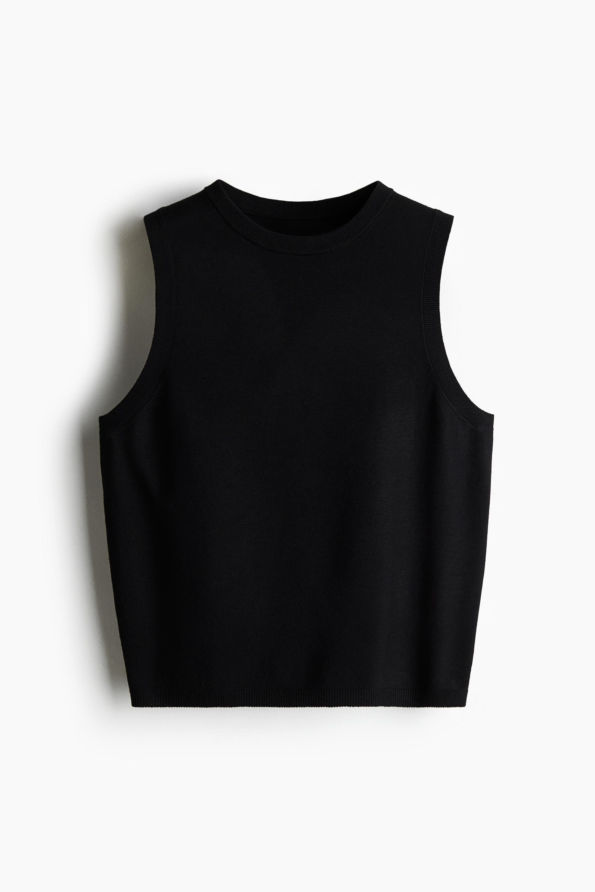 fine-knit sweater vest