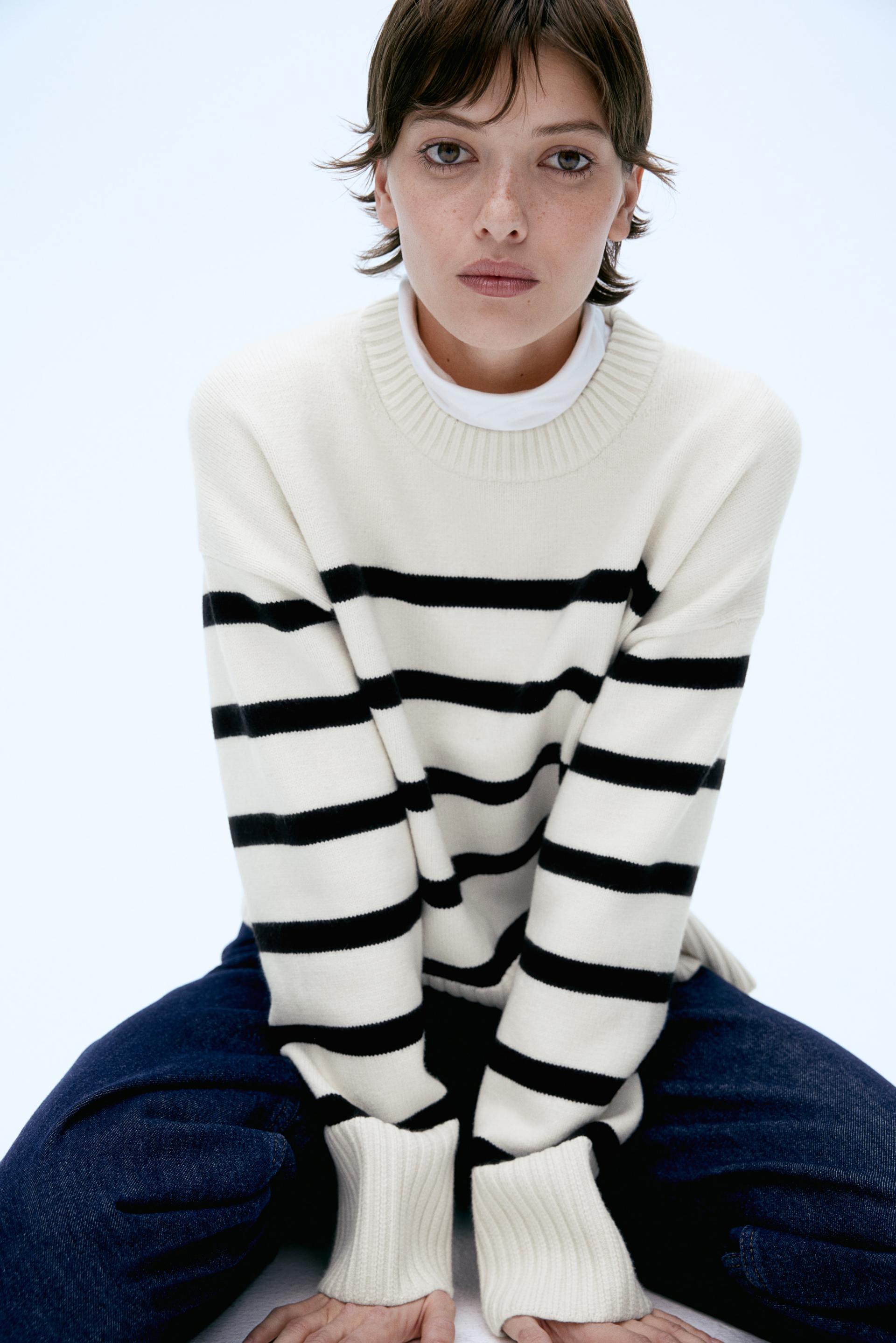 fine-knit sweater