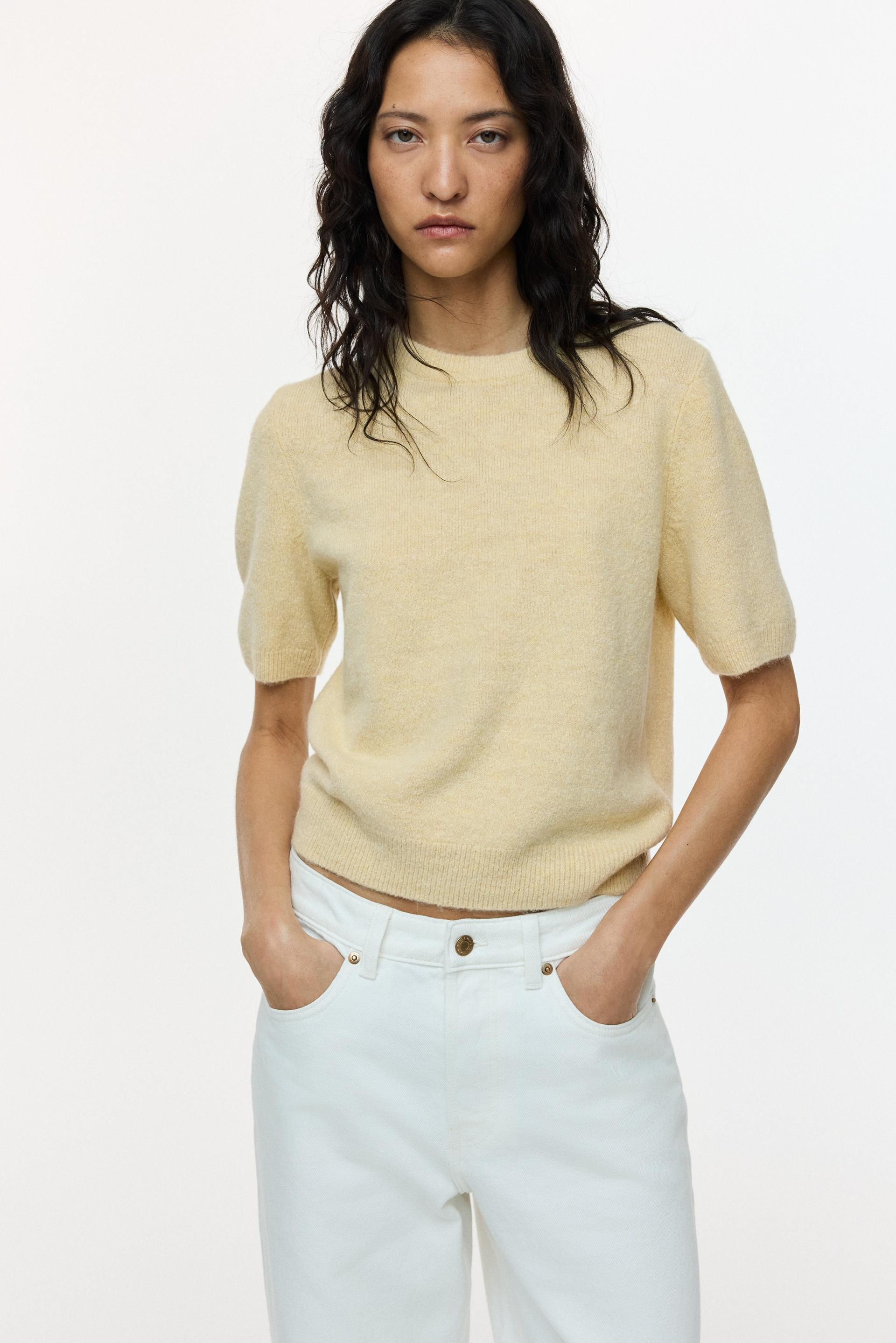 fine-knit t-shirt