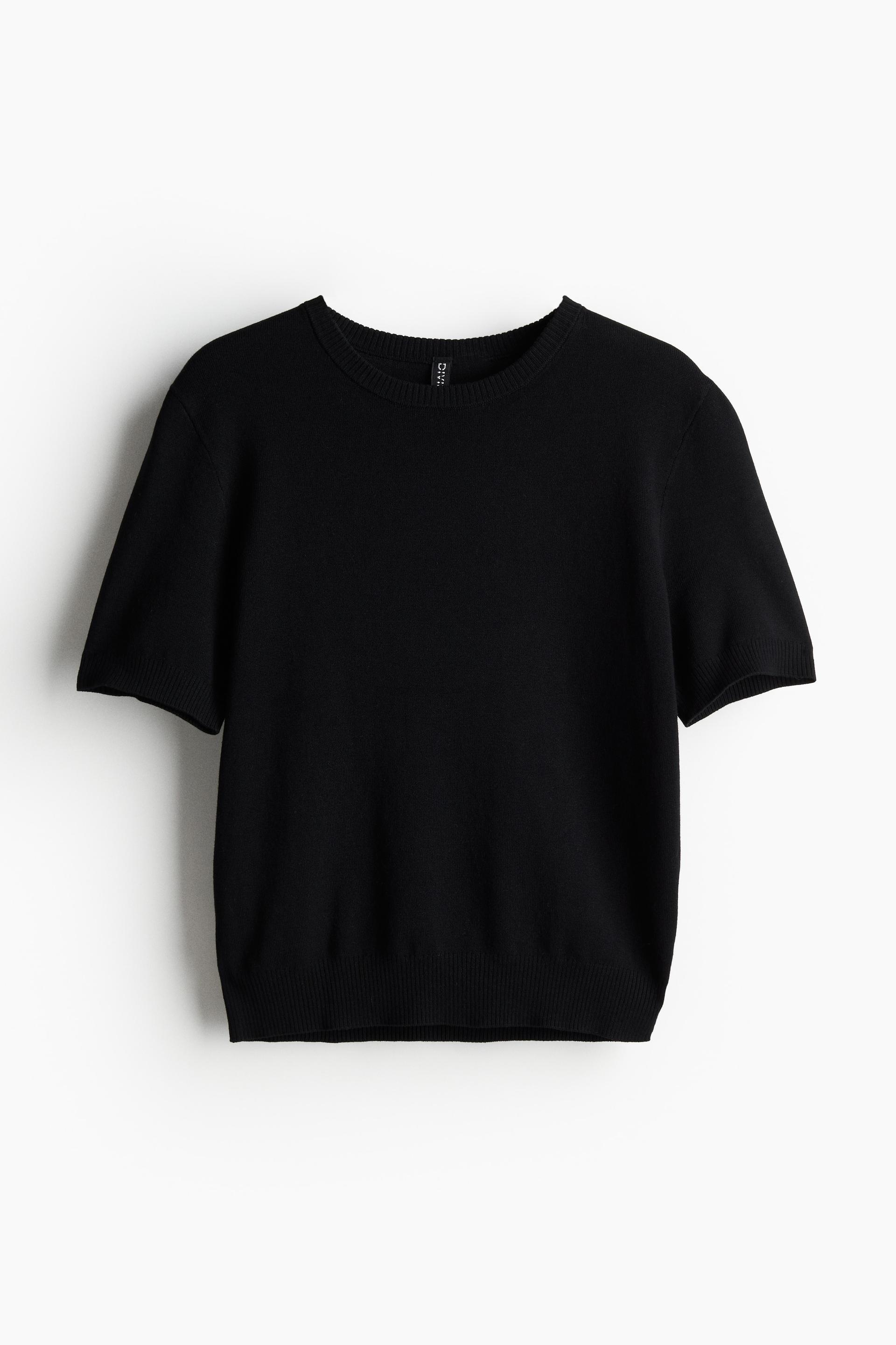 fine-knit t-shirt