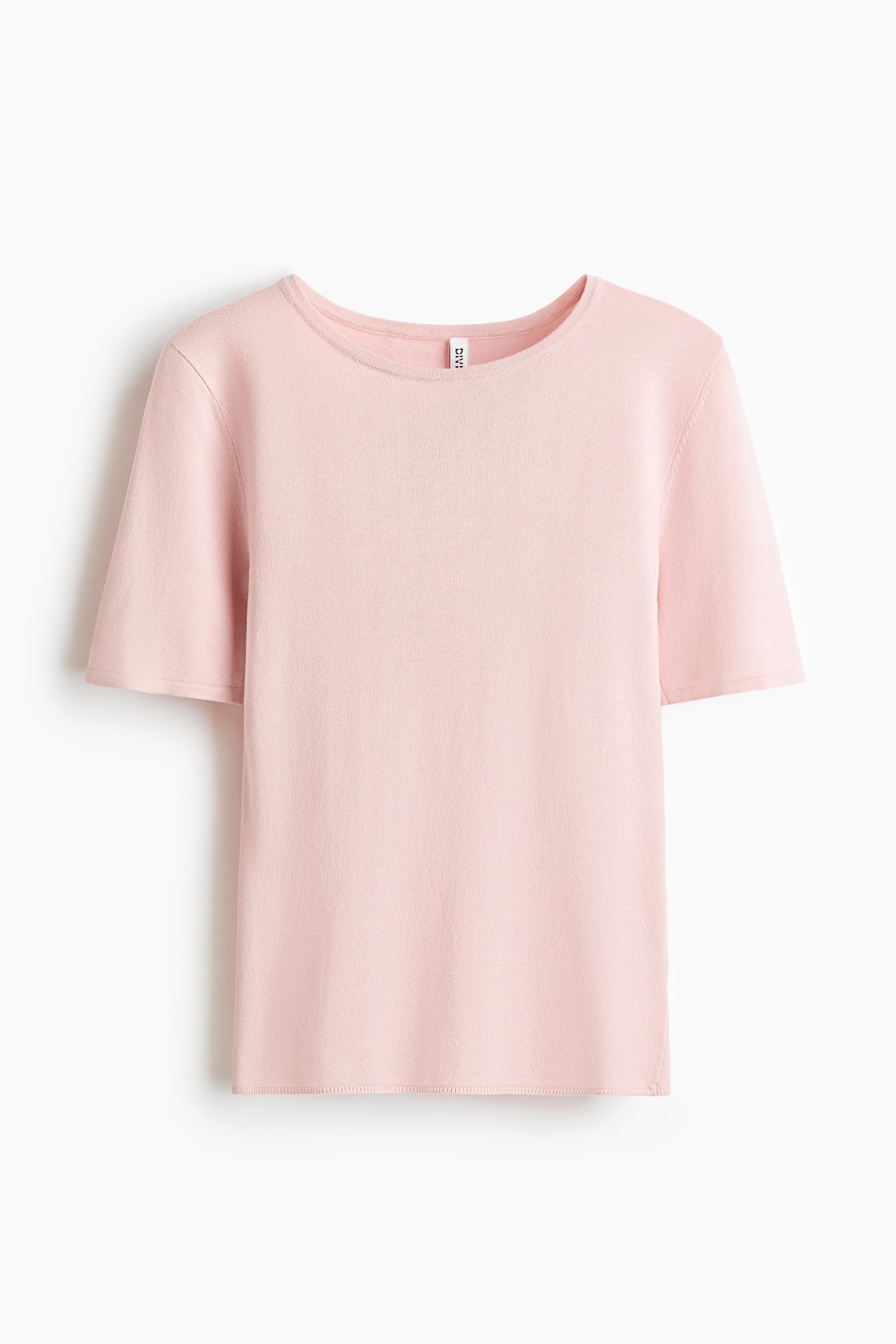 fine-knit t-shirt