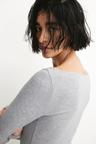 fine-knit top