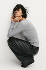 fine-knit top