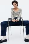fine-knit top