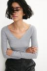 fine-knit top