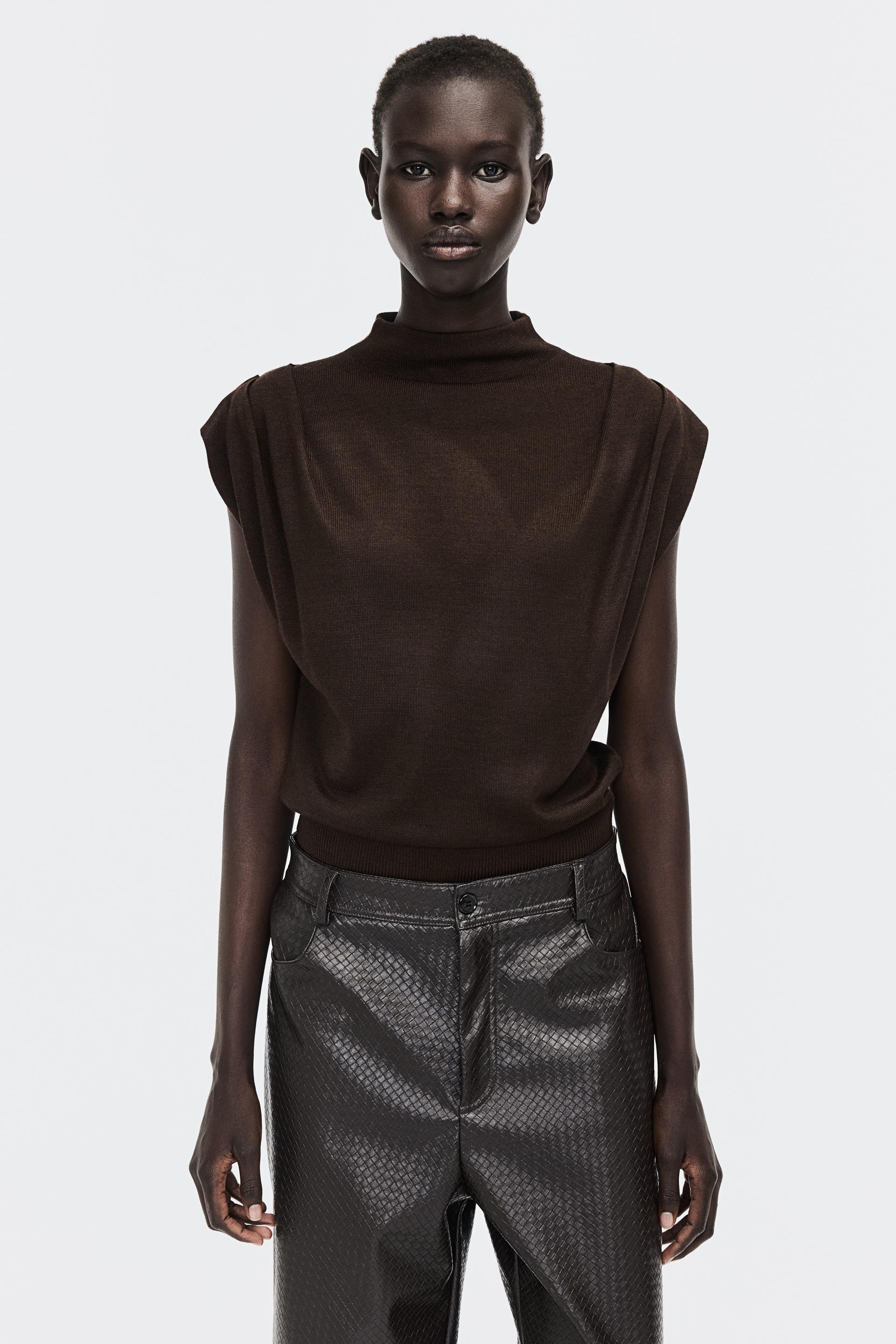 fine-knit top
