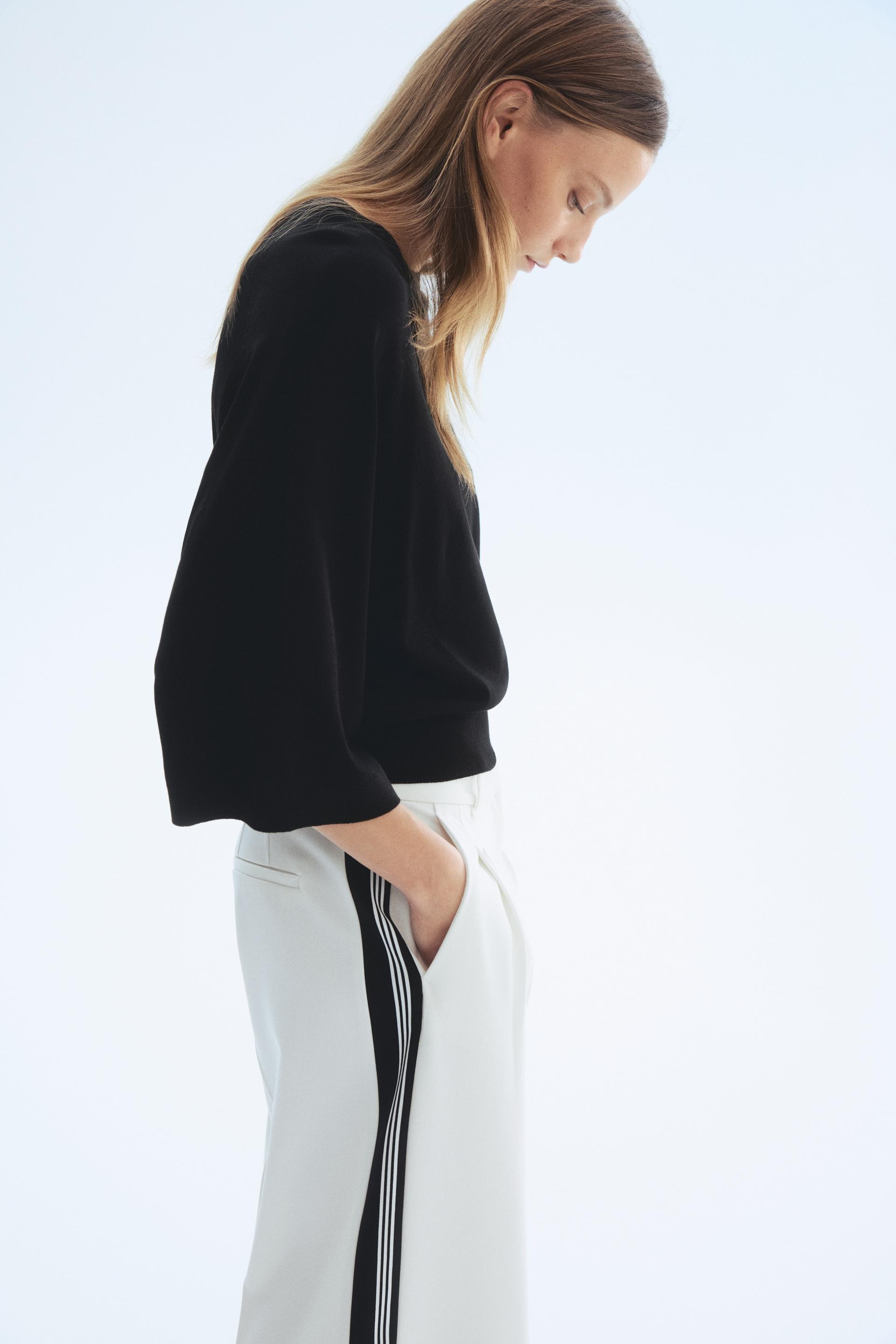 fine-knit top