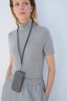 fine-knit turtleneck top