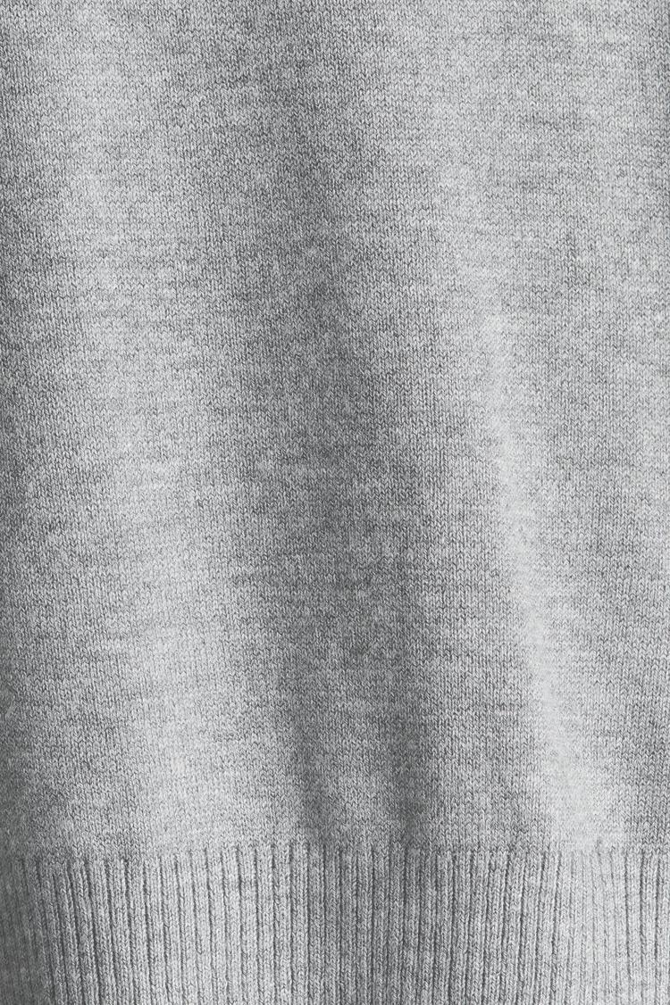 fine-knit turtleneck top