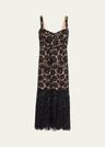 fine lace midi dress