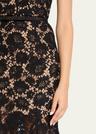 fine lace midi dress