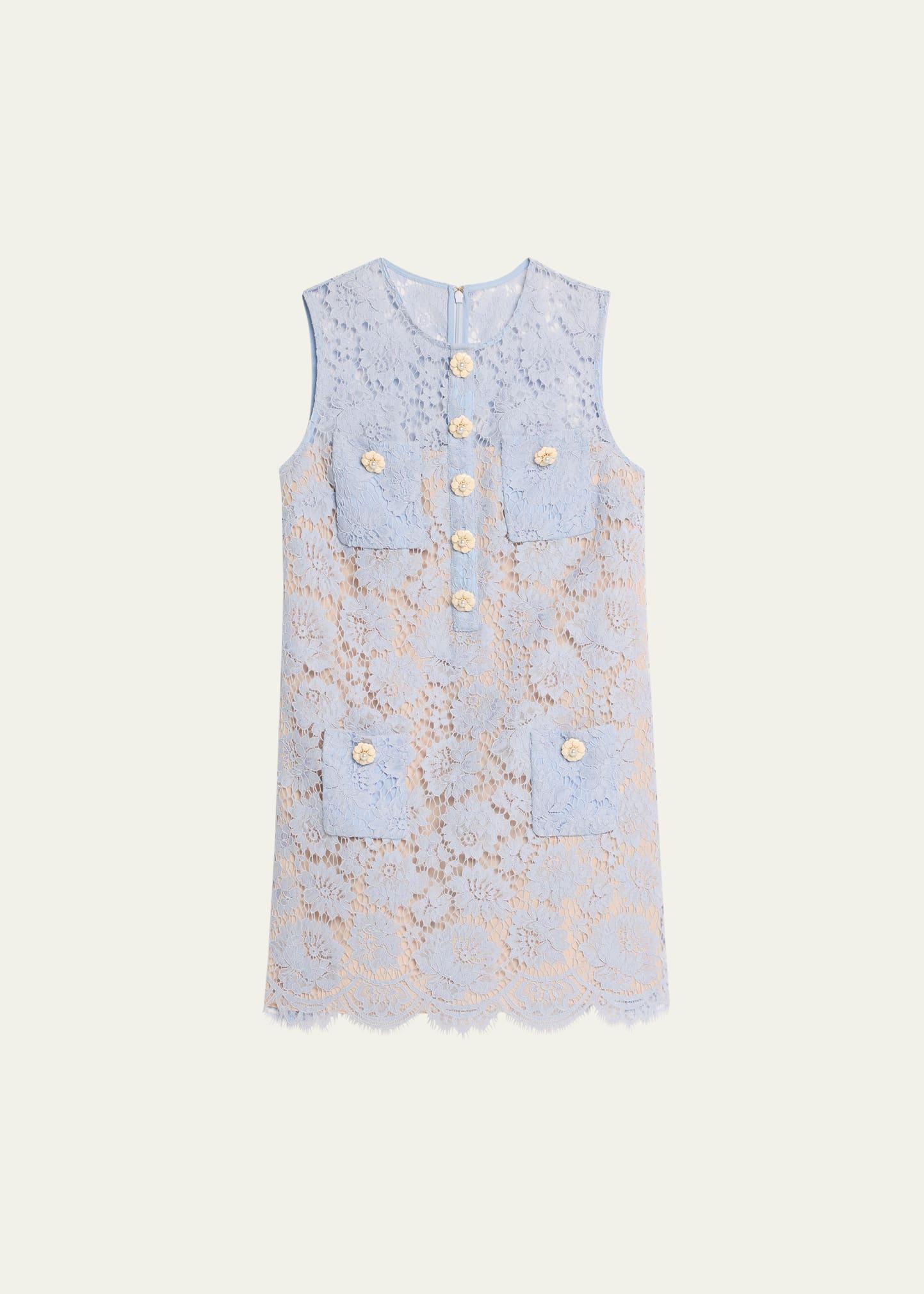 fine lace mini dress