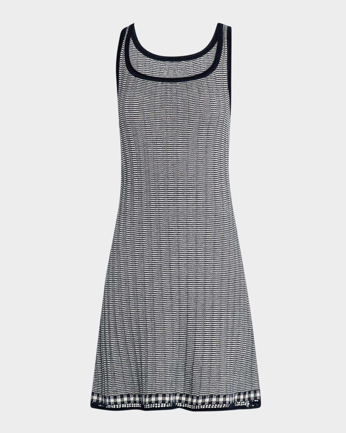 fine stripe tank dress