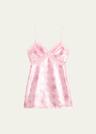 finta sequined lace-trim mini dress