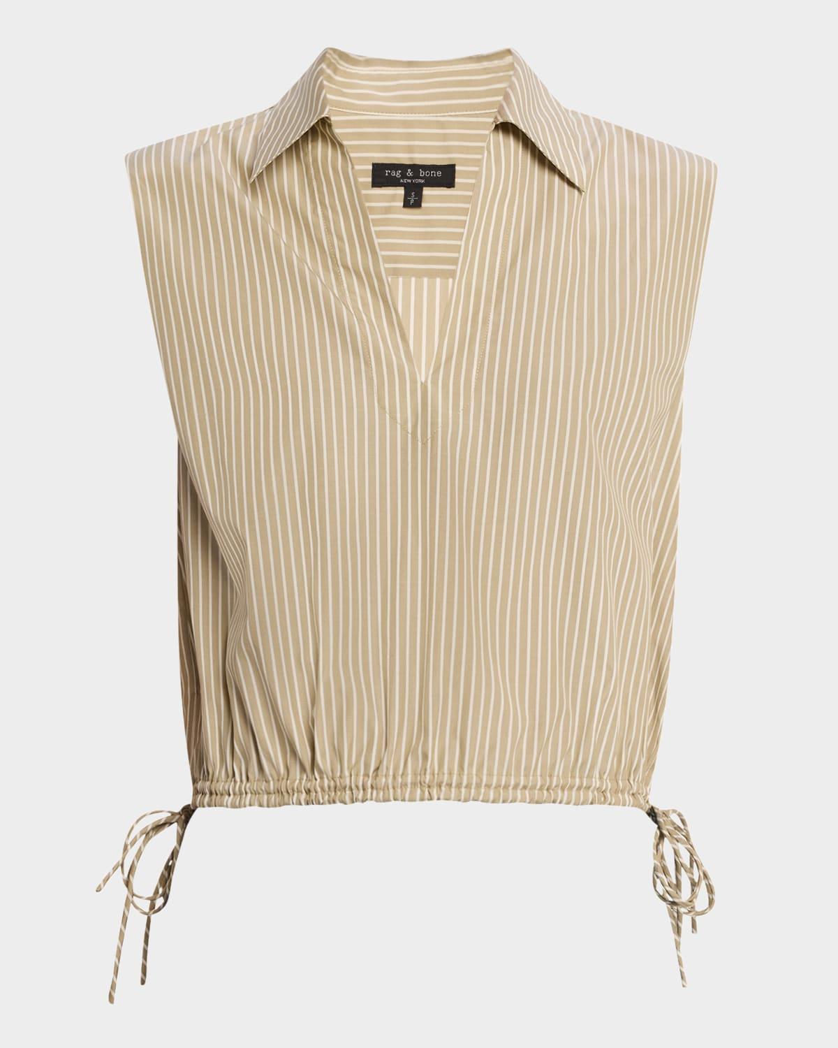 fiona stripe sleeveless top