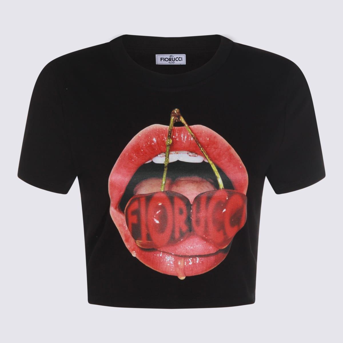 fiorucci black cotton t-shirt