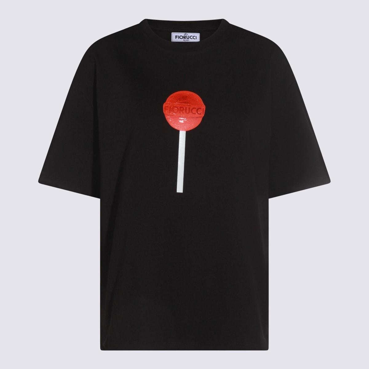 fiorucci black cotton t-shirt