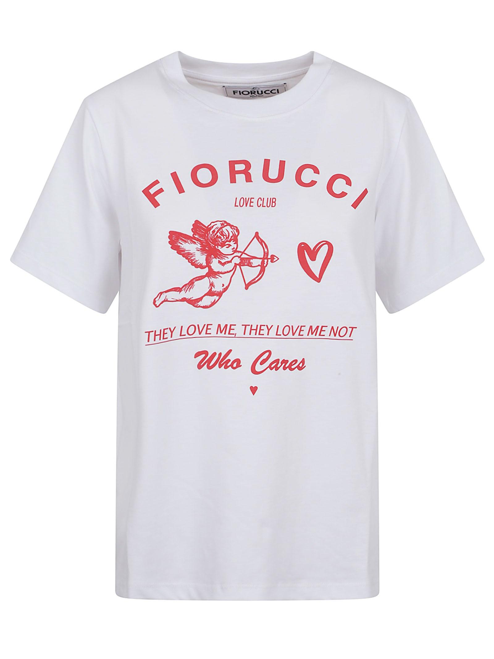 fiorucci print regular fit t-shirt