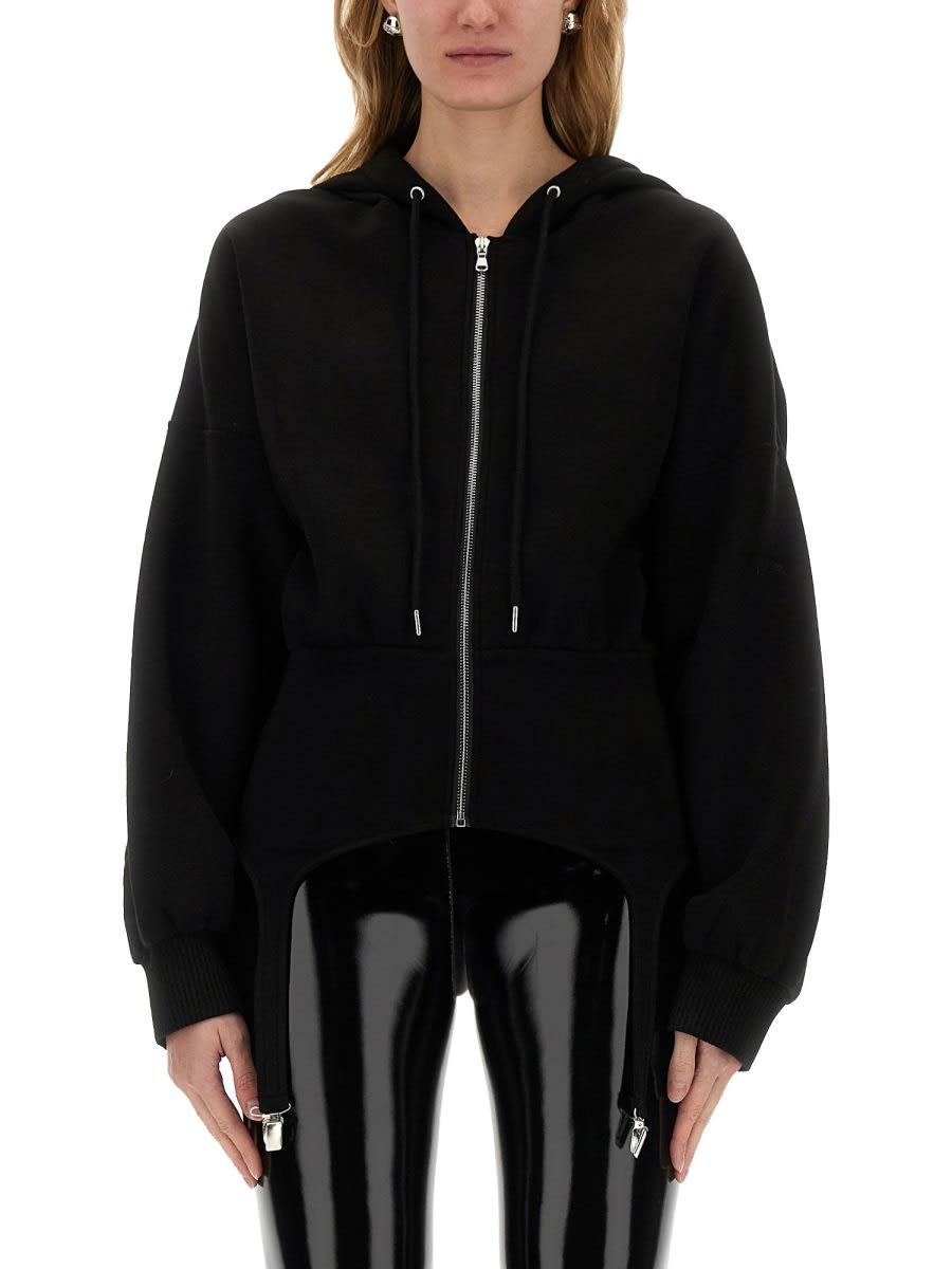 fiorucci sweatshirt with suspenders