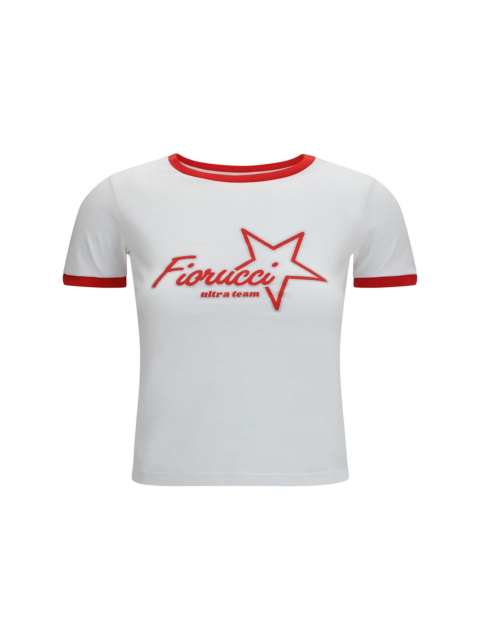 fiorucci ultra team glitter star logo baby t-shirt