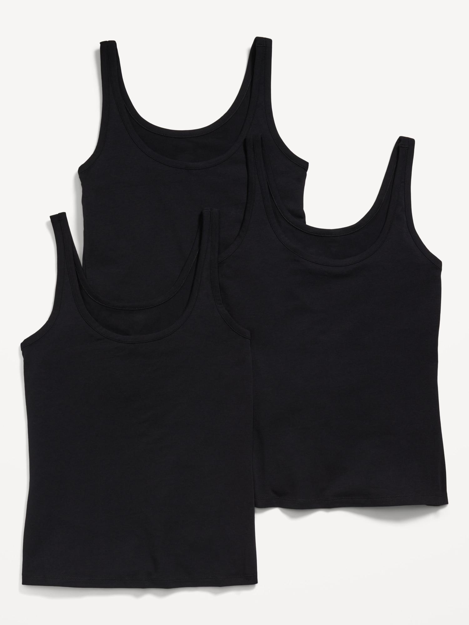 first-layer scoop-neck tank top 3-pack