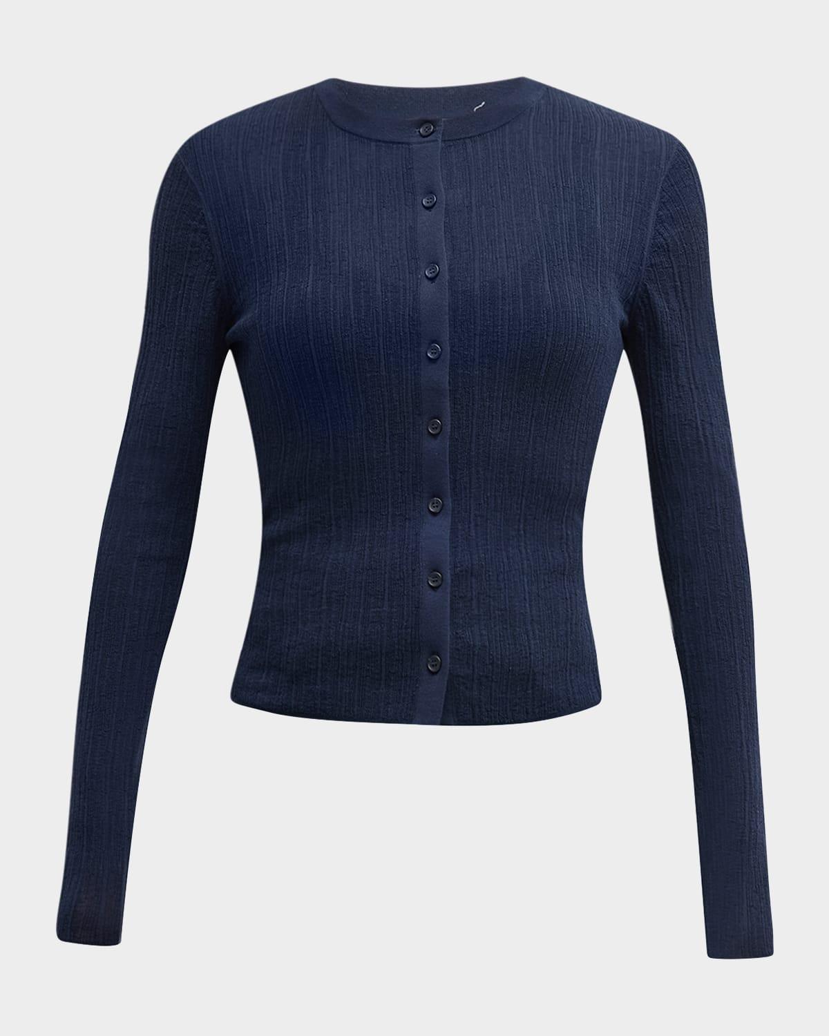 fisher textured cardigan