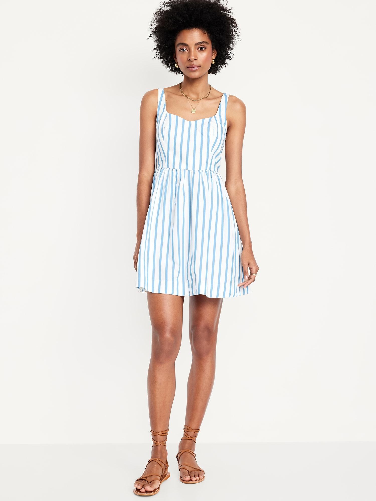 fit & flare cami mini dress
