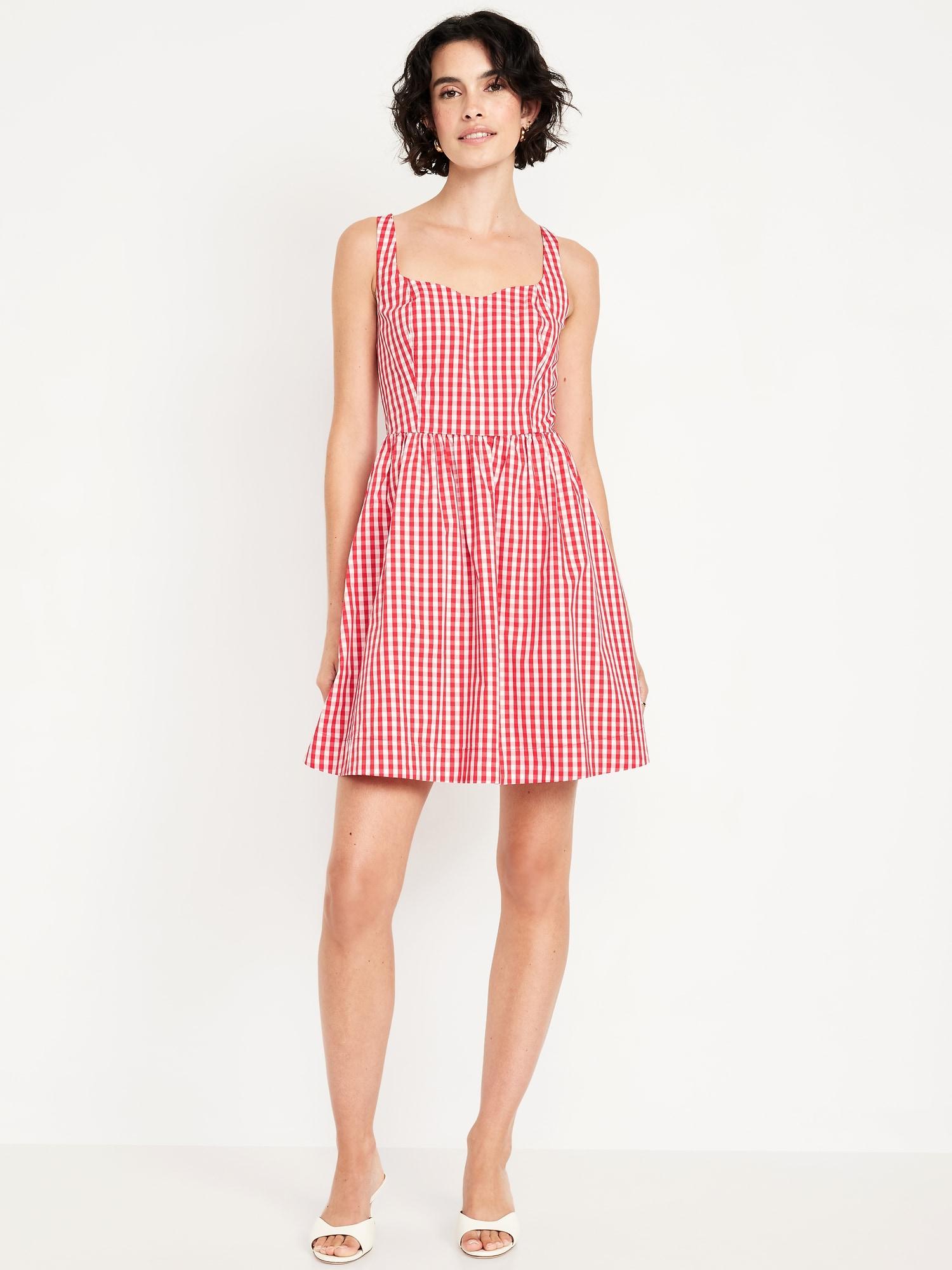 fit & flare cami mini dress