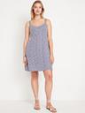 fit & flare crepe mini dress