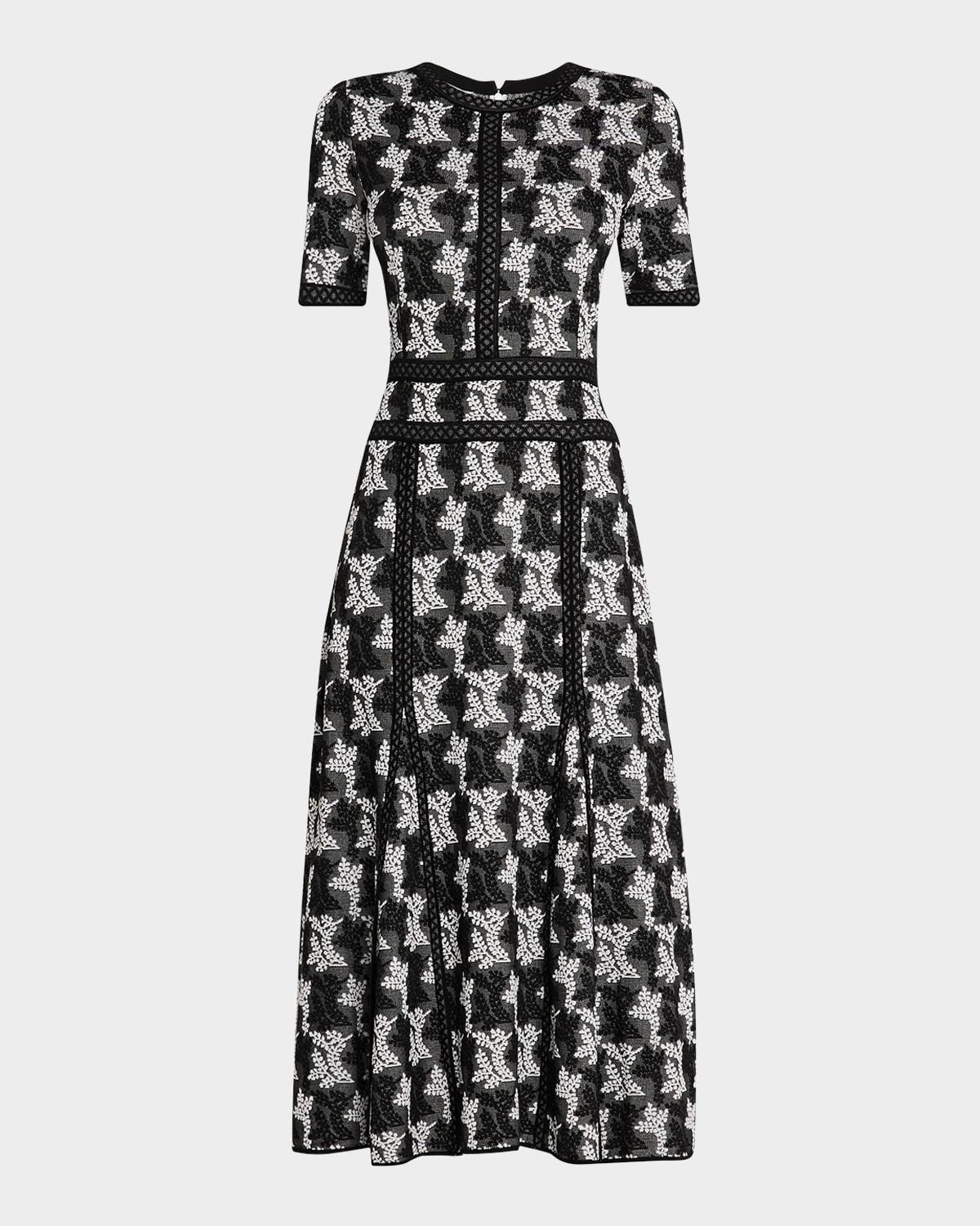 fit-&-flare midi dress - modern fit