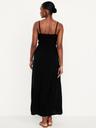 fit & flare sleeveless maxi dress