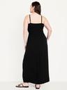 fit & flare sleeveless maxi dress
