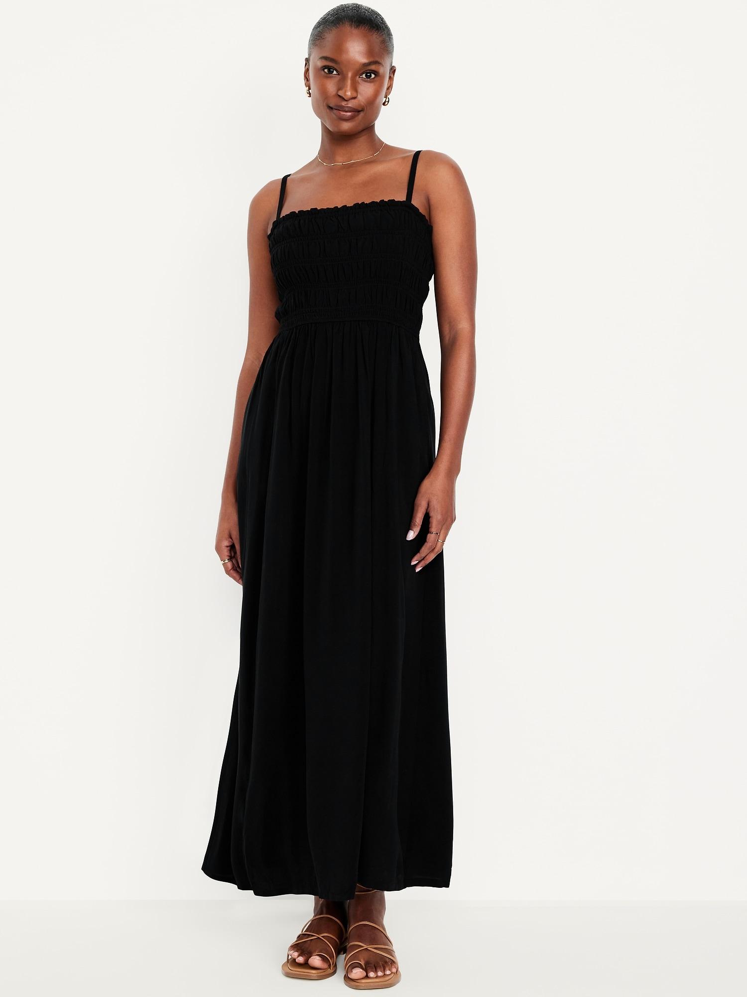 fit & flare sleeveless maxi dress