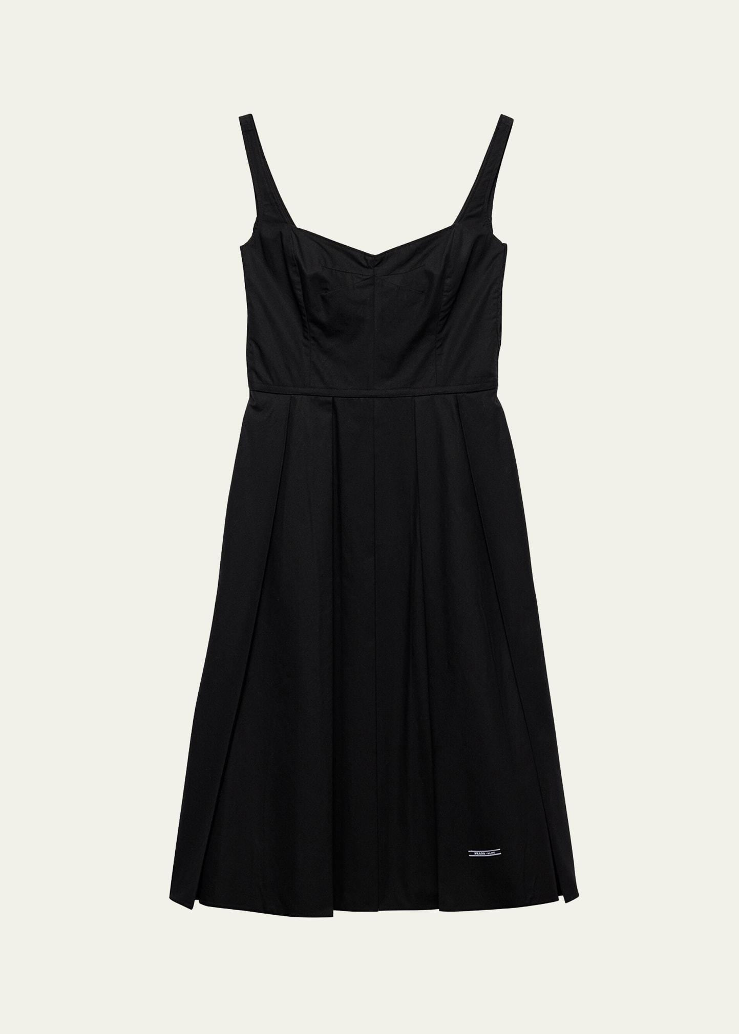 fit-and-flare sleeveless dress