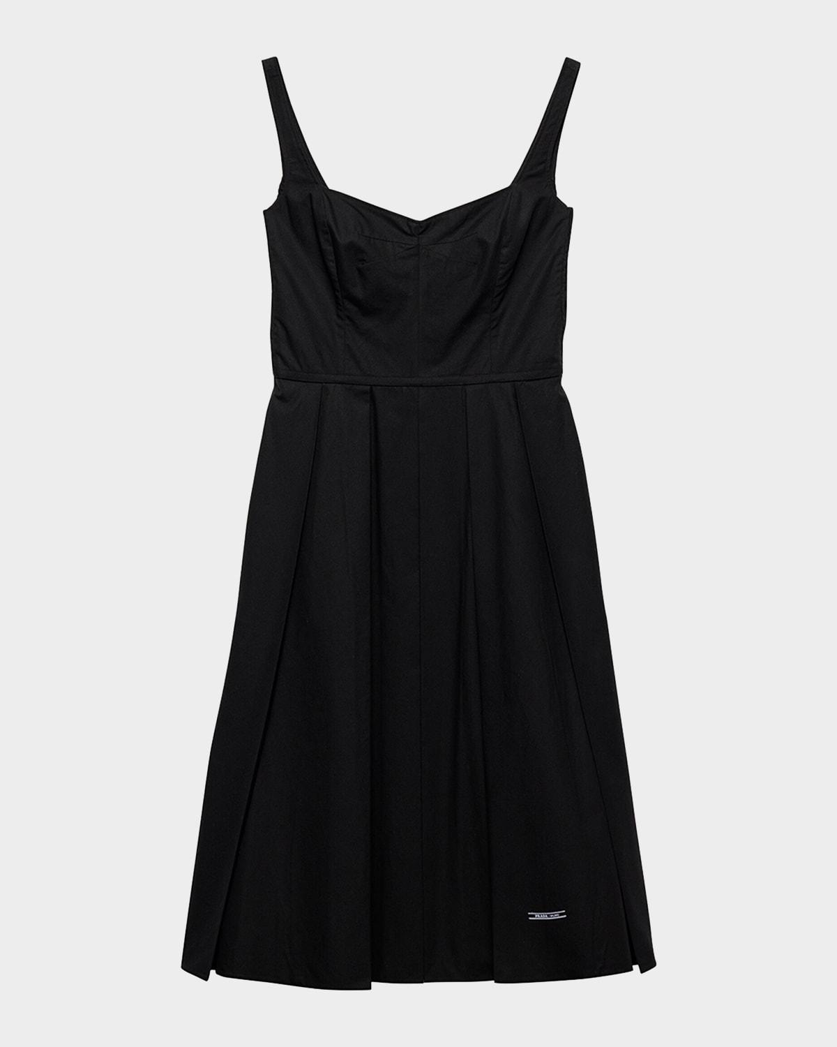 fit-and-flare sleeveless dress
