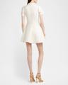 fit-flare knit mini dress