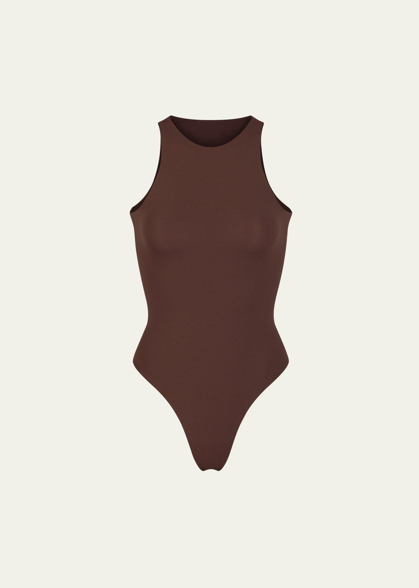 fits everybody high-neck thong bodysuit